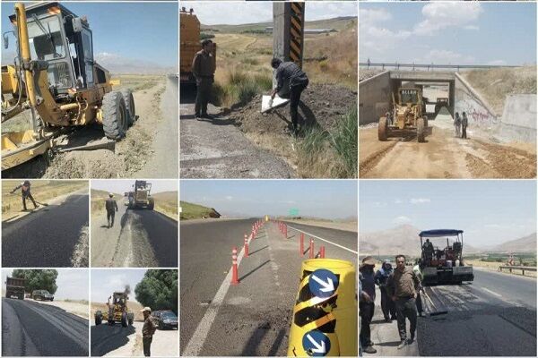 انجام ۶۰ کیلومتر روکش آسفالت، ترمیم و لکهگیری در جادههای شهرستان ازنا روکش آسفالت