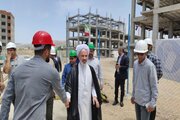 ببینید | بازدید رئیس کل دادگستری خراسان شمالی به همراه مدیرکل راه و شهرسازی استان از پروژه ۱۱۲۰ واحدی نهضت ملی مسکن برکت بجنورد