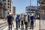 ببینید | بازدید رئیس کل دادگستری خراسان شمالی به همراه مدیرکل راه و شهرسازی استان از پروژه ۱۱۲۰ واحدی نهضت ملی مسکن برکت بجنورد