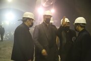 ببینید | بازدید از روند عملیات اجرایی پروژه تونل محور جدید هشتگرد-طالقان