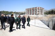ببینید | بازدید استاندار، مدیرکل راه و شهرسازی و مدیرکل حفظ آثار دفاع مقدس از روند عملیات اجرایی پروژه باغ موزه دفاع مقدس استان البرز