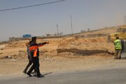 ببينيد | بازديد مديركل راهداري و حملونقل جادهاي استان اصفهان از پروژه تعريض پل زیرگذر راهآهن زردنجان