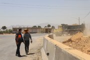 ببينيد | بازديد مديركل راهداري و حملونقل جادهاي استان اصفهان از پروژه تعريض پل زیرگذر راهآهن زردنجان