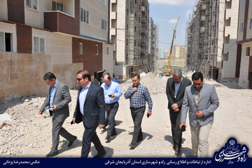ببینید | بازدید اعضای شورای مسکن آذربایجان شرقی از پروژه‌های نهضت ملی مسکن شهر جدید سهند