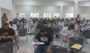 ببینید| دومین روز برگزاری آزمون ورود به حرفه مهندسی در زاهدان