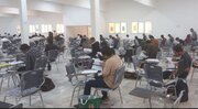 ببینید| دومین روز برگزاری آزمون ورود به حرفه مهندسی در زاهدان