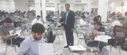 ببینید| دومین روز برگزاری آزمون ورود به حرفه مهندسی در زاهدان