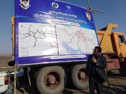 ببینید | مراسم بهره برداری از 22 کیلومتر باند دوم محور دیهوک به راور در استان خراسان جنوبی