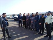 ببینید | مراسم بهره برداری از 22 کیلومتر باند دوم محور دیهوک به راور در استان خراسان جنوبی