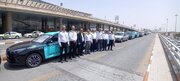ببینید | تاکسی‌های برقی در شهر فرودگاهی امام خمینی (ره)