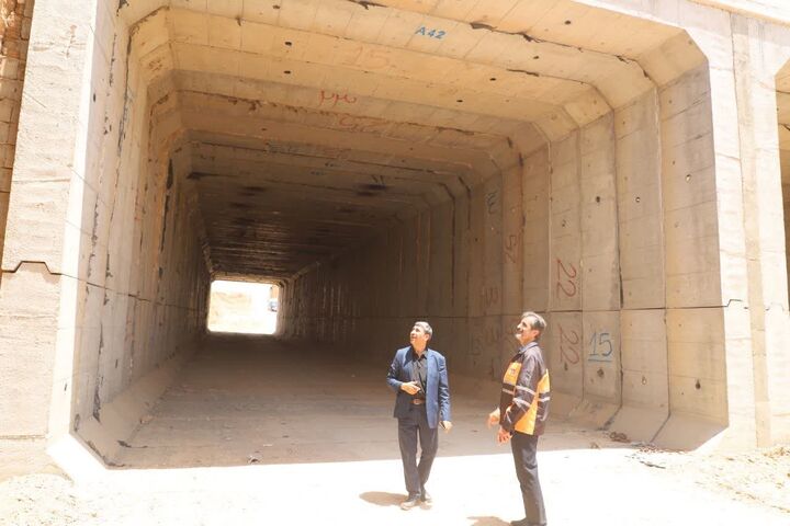 ببینید | بازدید مدیرکل راهداری و حمل‌ونقل جاده‌ای استان اصفهان از پروژه زیرگذر کوی راه حق