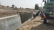 ببینید| مراحل انتهایی ساخت تقاطع غیر هم سطح عطاء محمد  در شهرستان زهک