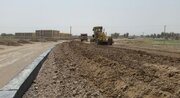 ببینید| مراحل انتهایی ساخت تقاطع غیر هم سطح عطاء محمد  در شهرستان زهک