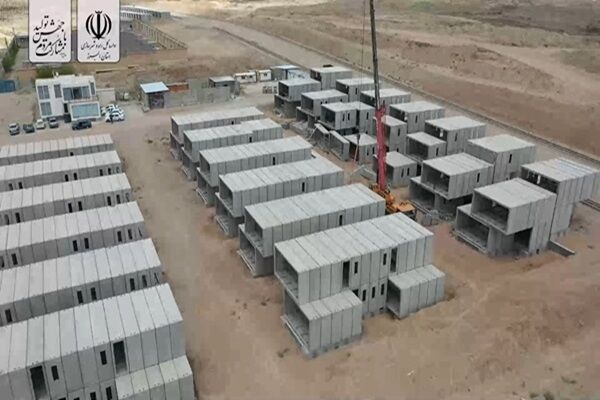 ویدیو| استفاده از فناوری‌های نوین صنعت ساختمان در طرح نهضت ملی مسکن ماهدشت استان البرز