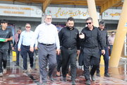 بازدید معاون حمل و نقل سازمان راهداری و حمل و نقل جاده ای از مرزهای خوزستان