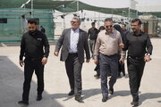 بازدید معاون حمل و نقل سازمان راهداری و حمل و نقل جاده ای از مرزهای خوزستان