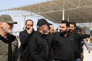 بازدید وزیر کشور از پایانه مرزی چذابه