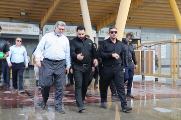 بازدید معاون حمل و نقل سازمان راهداری و حمل و نقل جاده ای از مرزهای خوزستان