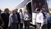 ببینید | بازدید معاون حملونقل وزیر راه و شهرسازی از نحوه خدماترسانی به زوار اربعین در پایانه غرب تهران
