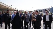 ببینید | بازدید معاون حملونقل وزیر راه و شهرسازی از نحوه خدماترسانی به زوار اربعین در پایانه غرب تهران