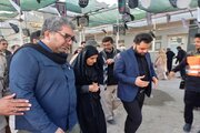 ببینید|بازدید وزیر راه و شهرسازی از پایانه مرزی چذابه در خوزستان