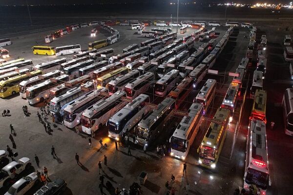 ناوگان حمل و نقل بوشهر ۲۶ هزار زائر اربعین را جابهجا کرد ناوگان حمل و نقل بوشهر ۲۶ هزار زائر اربعین را جابهجا کرد