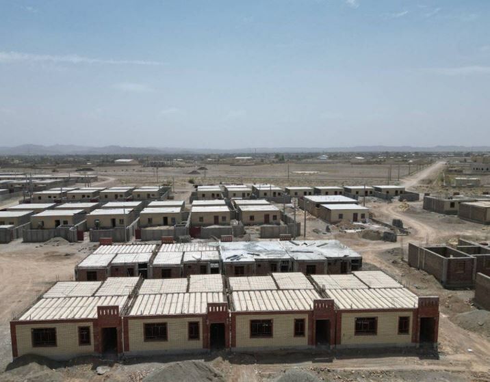 ۷۷ واحد حیاط دار طرح نهضت ملی مسکن تحویل متقاضیان مهرستانی در سیستان بلوچستان شد