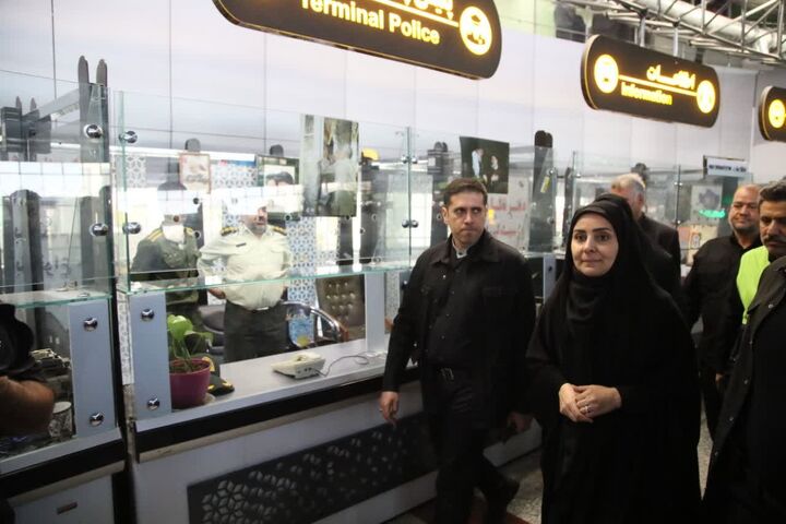 بازدید وزیر راه و شهرسازی از پایانه مسافربری امام رضا (ع) بازدید