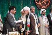 ببینید| برگزاری اولین همایش تجلیل از خادمین اباعبدالله الحسین (ع) در شهر جدید رامشارسیستان و بلوچستان