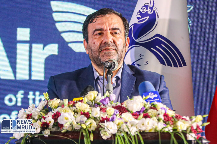 استقرار یک هواپیما در فرودگاه بندرعباس فرزادی پور