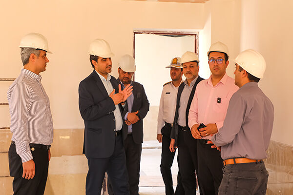 ۲ باب ساختمان پلیسراه جدیدالاحداث مورد بازدید و بررسی قرار گرفت بازدید از پاسگاه پلیس راه یزد