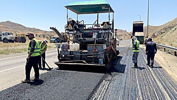 آسفالت راه روستایی خراسان رضوی