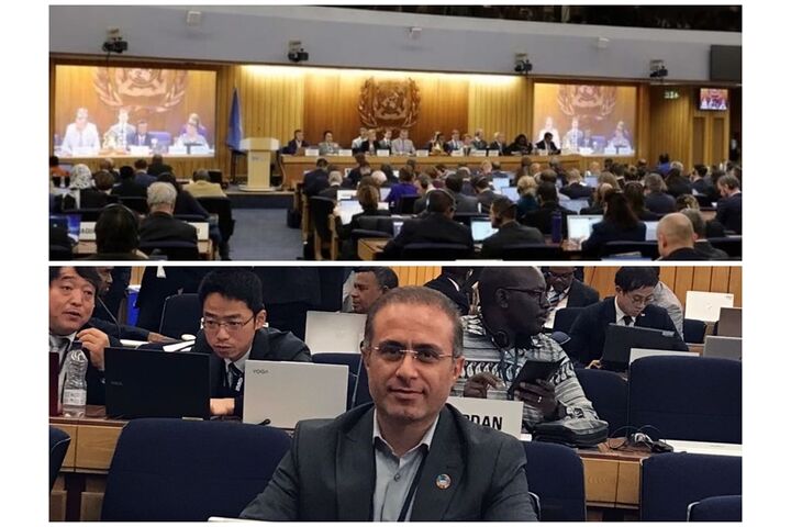 قرائت بیانیه اعتراضی ایران در خصوص عدم پایبندی انگلیس به موافقتنامه مقر «آیمو» / پاسخ قاطع نماینده ایران به اتهامات بیاساس آمریکا درباره دریای سرخ اجلاس MEPC