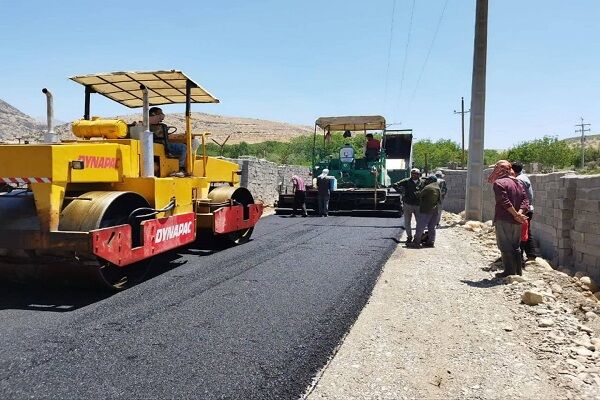 آسفالت بیش از ۱۳ کیلومتر از راههای روستایی شهرستان سلسله راه روستایی