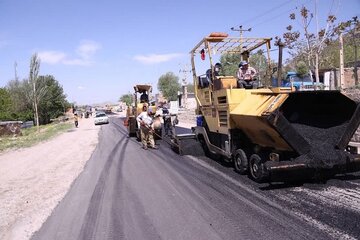 آسفالت راه روستایی