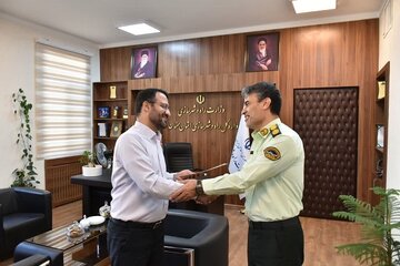 قدردانی مدیرکل راه و شهرسازی استان سمنان از فرمانده یگان حفاظت