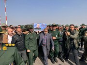 ببینید | ورود پیکر سردار سرلشکر شهید عباس نیلفروشان به فرودگاه بینالمللی شهید هاشمینژاد مشهدمقدس