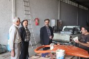 ببينيد | بازدید مدیرکل و معاونین ادارهکل راهداری و حملونقل جادهای استان اصفهان از کارگاه بازسازی ماشینآلات راهداری