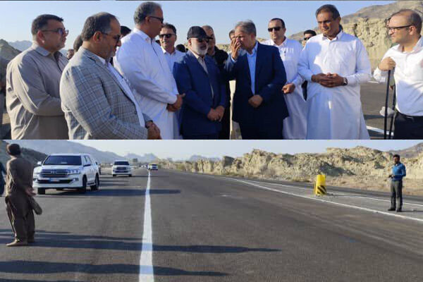 افتتاح قطعه یک بزرگراه کنارک - نیکشهر و ایرانشهر افتتاح قطعه یک بزرگراه کنارک - نیکشهر و ایرانشهر