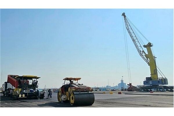اتمام آمادهسازی ۳/۵ هکتار از اراضی پسکرانهای مجتمع بندری نگین نگین