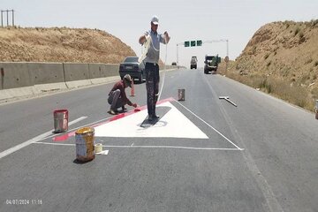 محور حادثه‌خیز بروجن به فرادنبه استان چهارمحال وبختیاری ایمن‌سازی شد