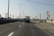 ببینید|عملیات خط کشی محور کیانمهر به ماهدشت و بالعکس خط وسط به طول ۱۵ کیلومترحوزه راهداری کرج