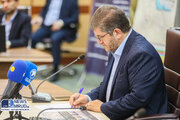 ببینید | تفاهمنامه سرمایهگذاری احداث خط ریلی صنعتی بین راهآهن جمهوری اسلامی ایران و هلدینگ پتروپالایش اصفهان