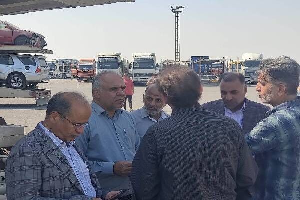 بازدید مدیرکل راهداری و حمل و نقل جادهای استان هرمزگان از پایانه بار بندرلنگه  payanebar