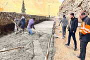 ببینید|گزارش تصویری از سومین روز‌اجرای عملیات احداث گالری خوزنکلا در‌محور‌کرج-کندوان