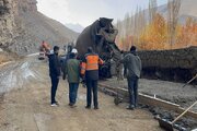 ببینید|گزارش تصویری از سومین روز‌اجرای عملیات احداث گالری خوزنکلا در‌محور‌کرج-کندوان