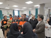 ببينيد | بازديد از اورژانس آسيبديدگان سوانح رانندگي اصفهان بمناسبت روز جهاني يادمان قربانيان سوانح رانندگي