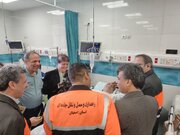 ببينيد | بازديد از اورژانس آسيبديدگان سوانح رانندگي اصفهان بمناسبت روز جهاني يادمان قربانيان سوانح رانندگي