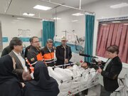 ببينيد | بازديد از اورژانس آسيبديدگان سوانح رانندگي اصفهان بمناسبت روز جهاني يادمان قربانيان سوانح رانندگي