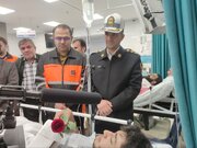 ببينيد | بازديد از اورژانس آسيبديدگان سوانح رانندگي اصفهان بمناسبت روز جهاني يادمان قربانيان سوانح رانندگي